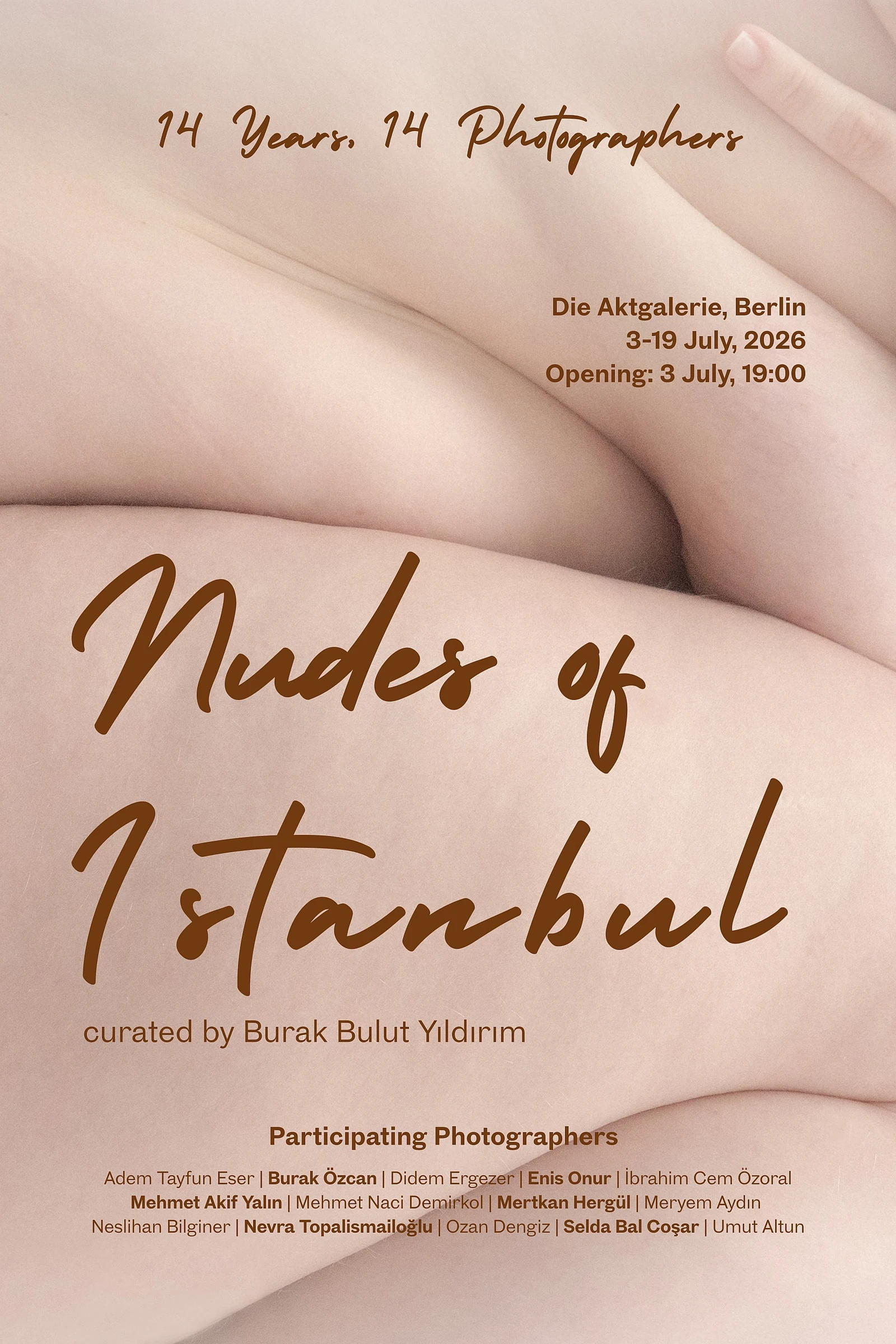 Nudes Of Istanbul Exhitibiton Poster