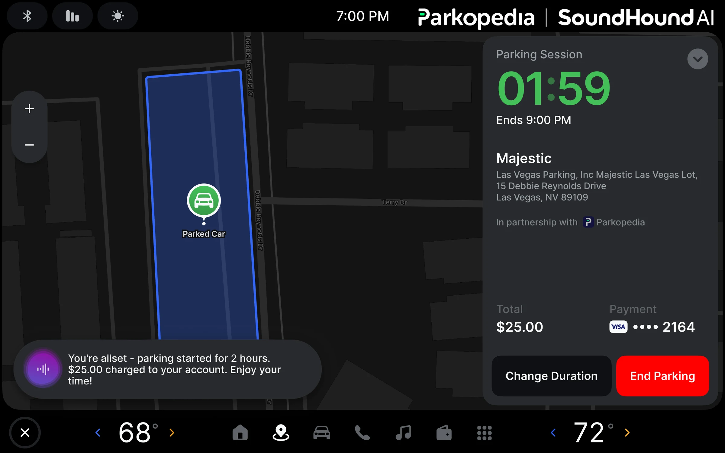 Parkopedia and SoundHound Press Release Image 2_with logos