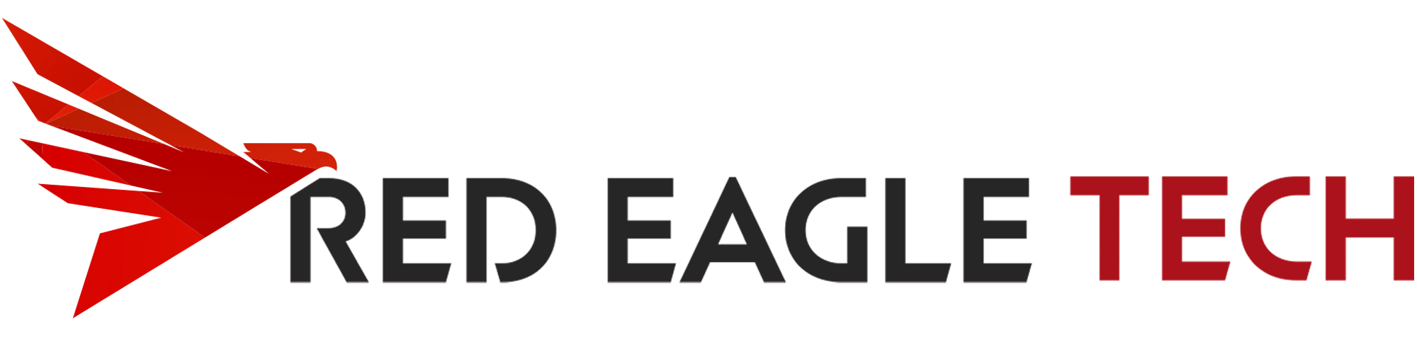 Red Eagle Tech Logo: Landscape