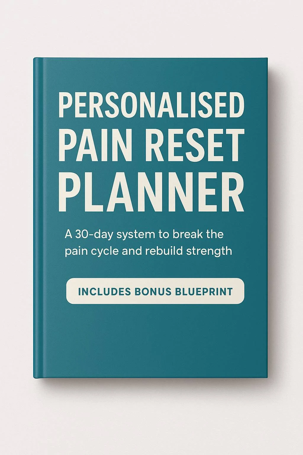 Personalised Pain Reset Planner product image