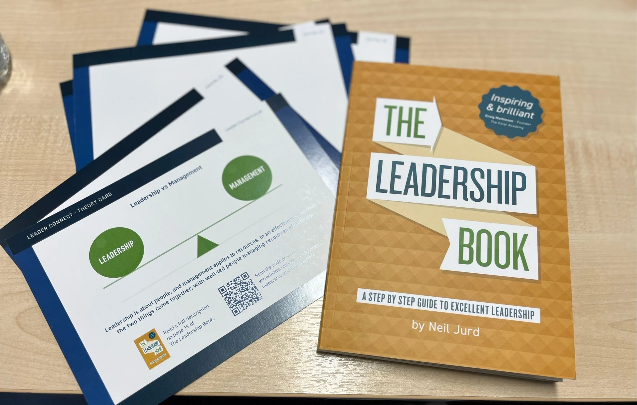 Leader-Connect courses draw on ideas in the Leadership Book