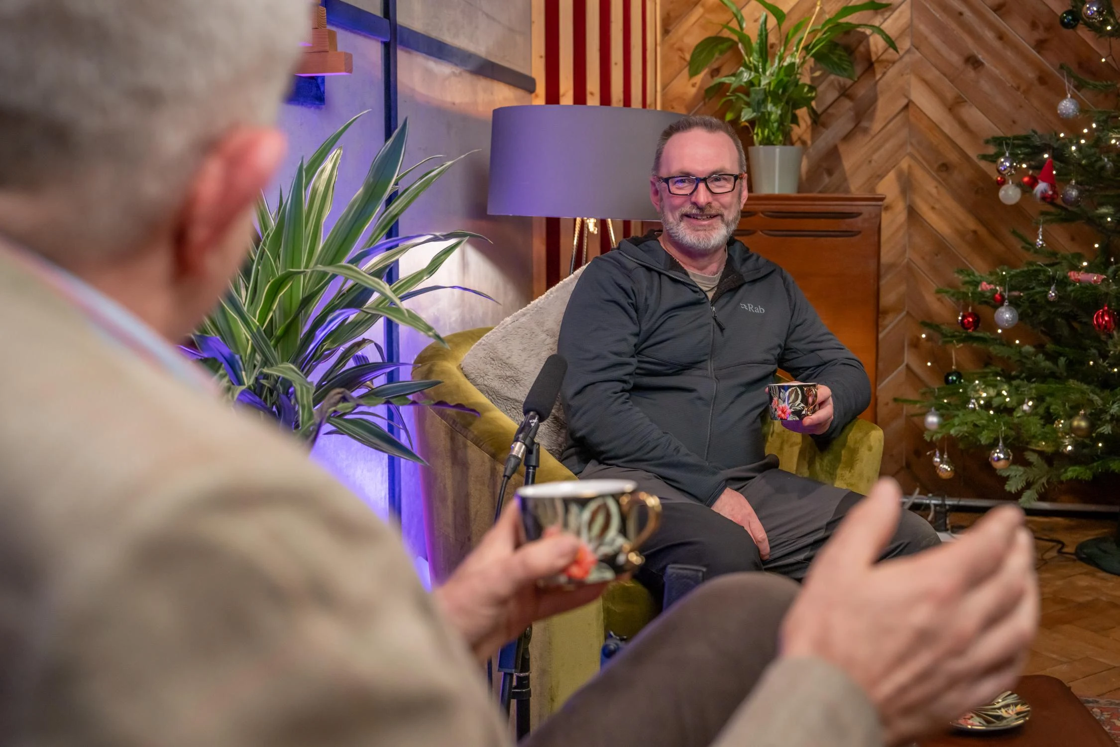 Craig Mathieson being interviewed by Neil Jurd