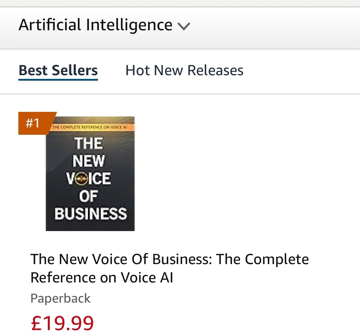 Bestseller screenshot