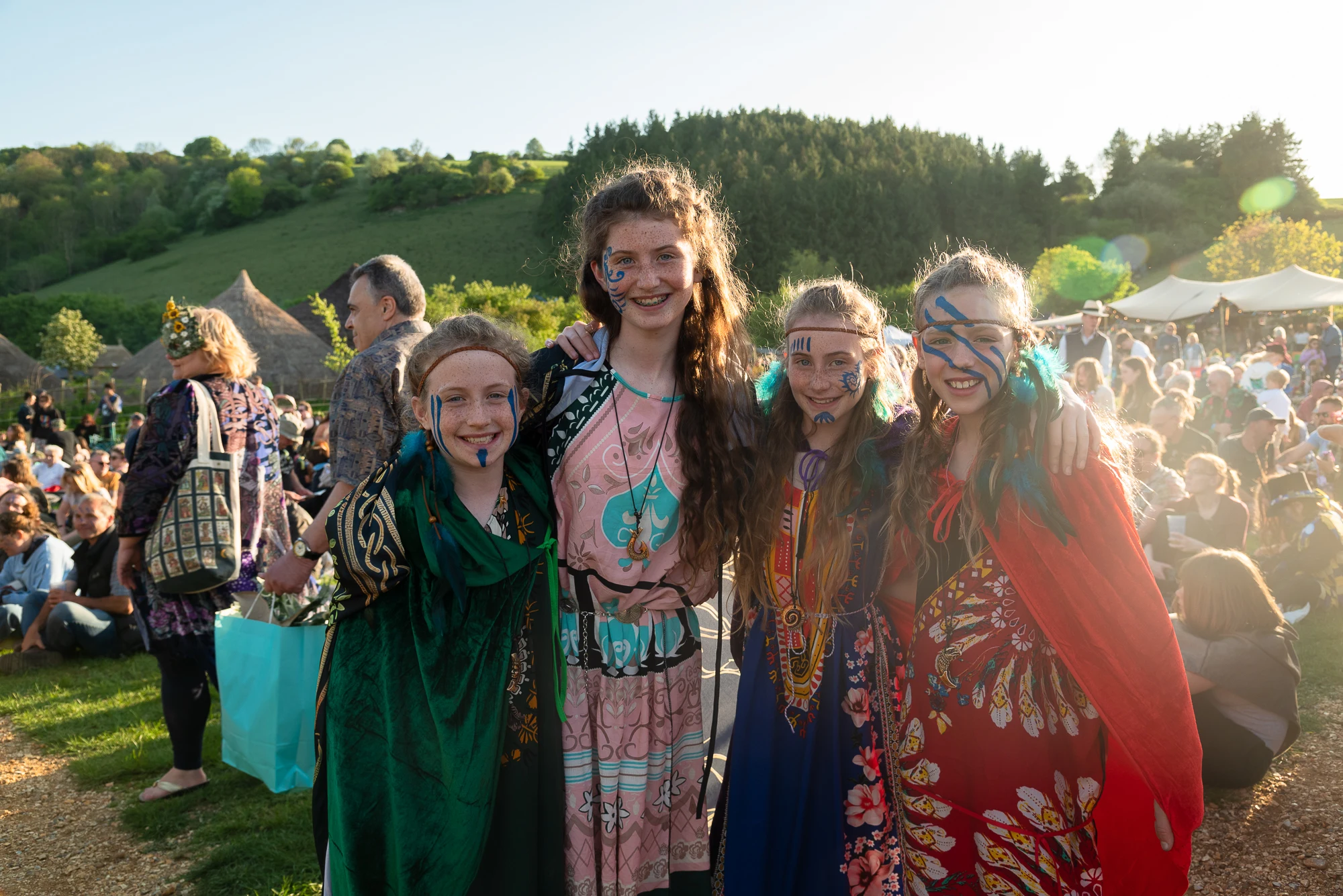 Festival goers