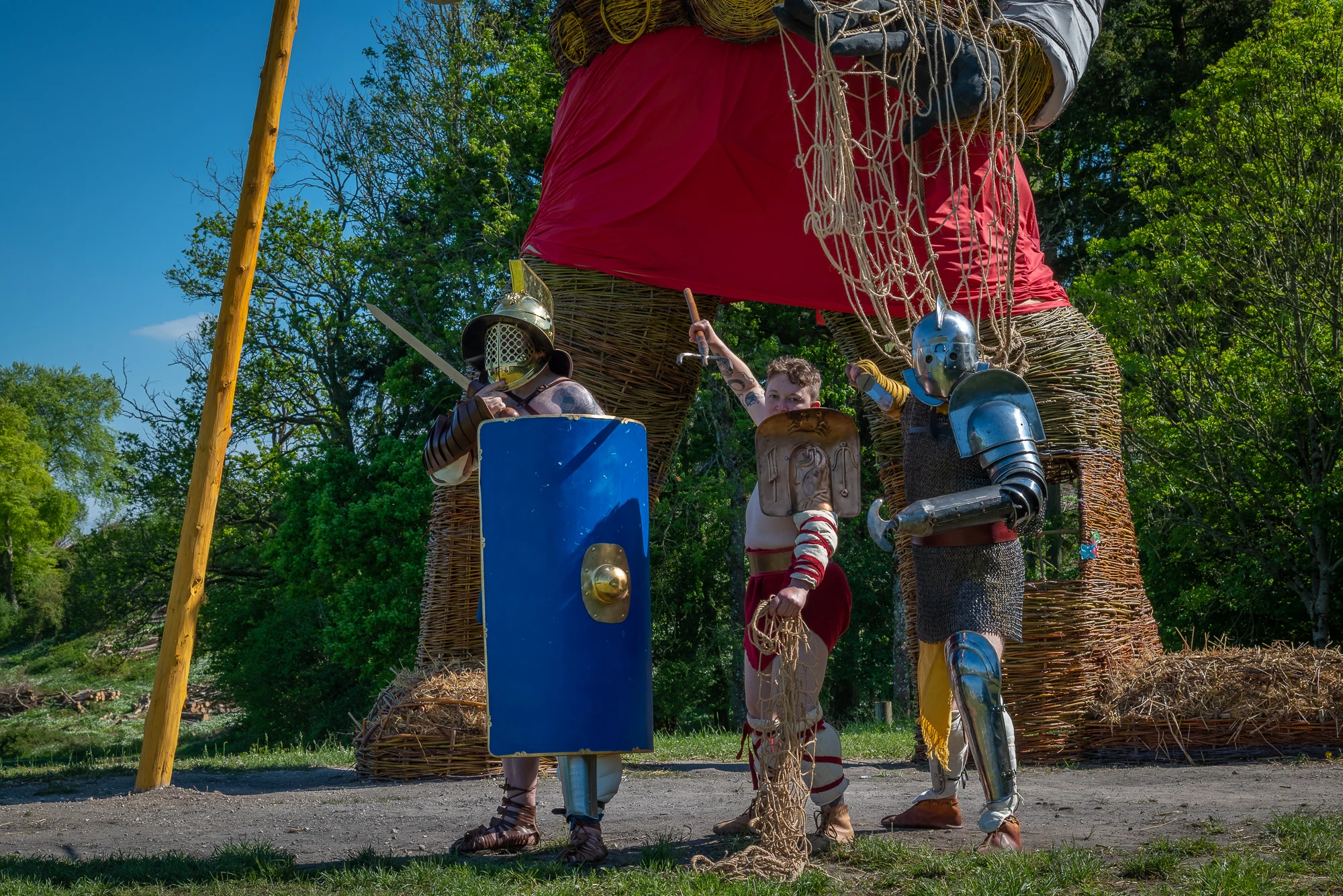 Warriors before the burn