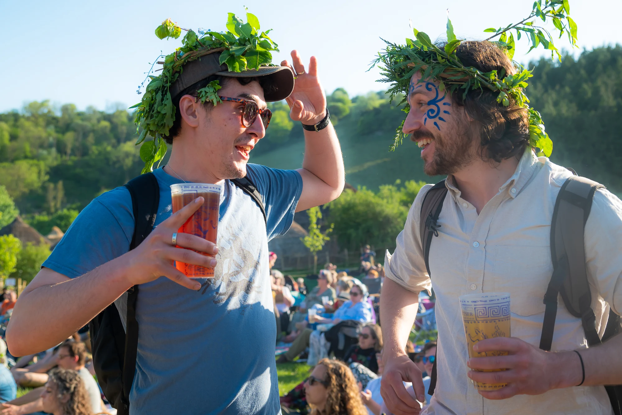 Festival goers
