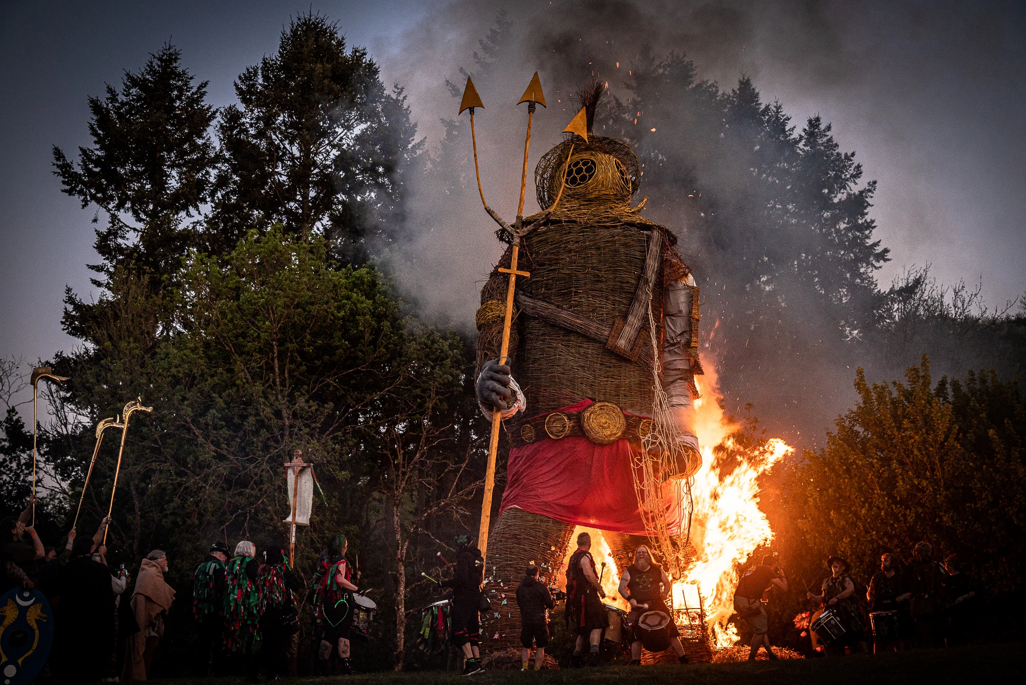 The wickerman from Beltain 2025