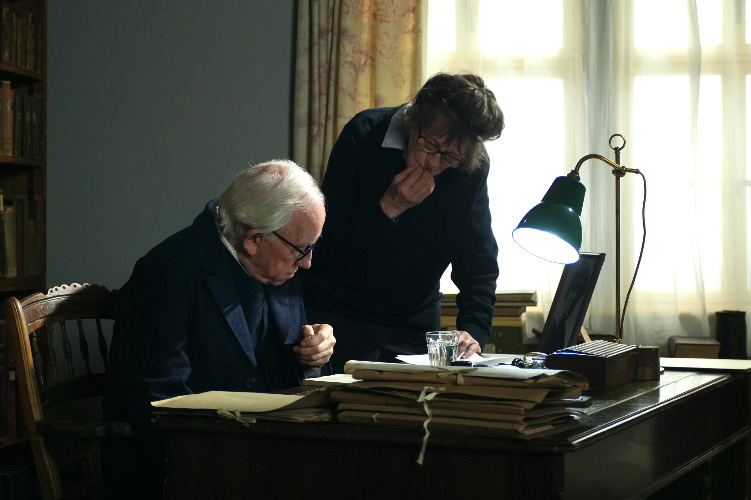 Director C Edzard with Simon Callow