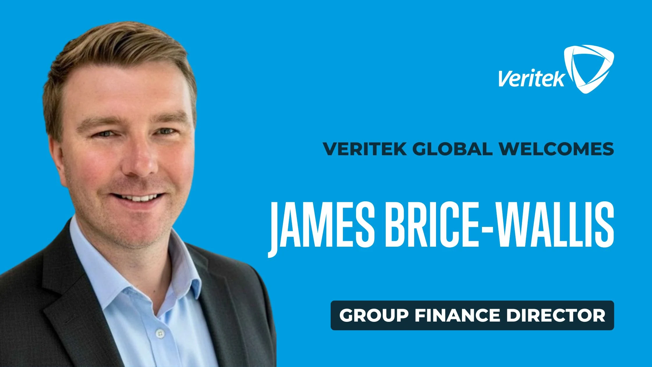 Veritek Global appoints James Brice-Wallis as Group Finance Director