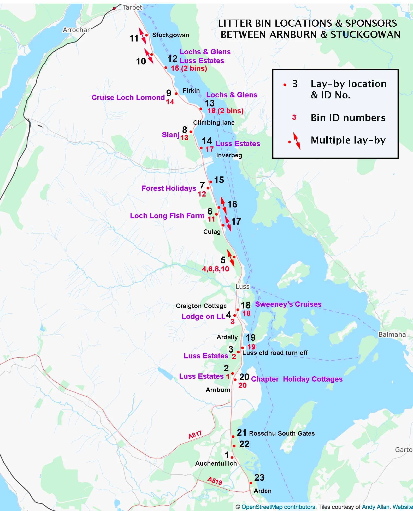 Saving Loch Lomond? - Loch Lomond conservation charity forced to withdraw litter bins