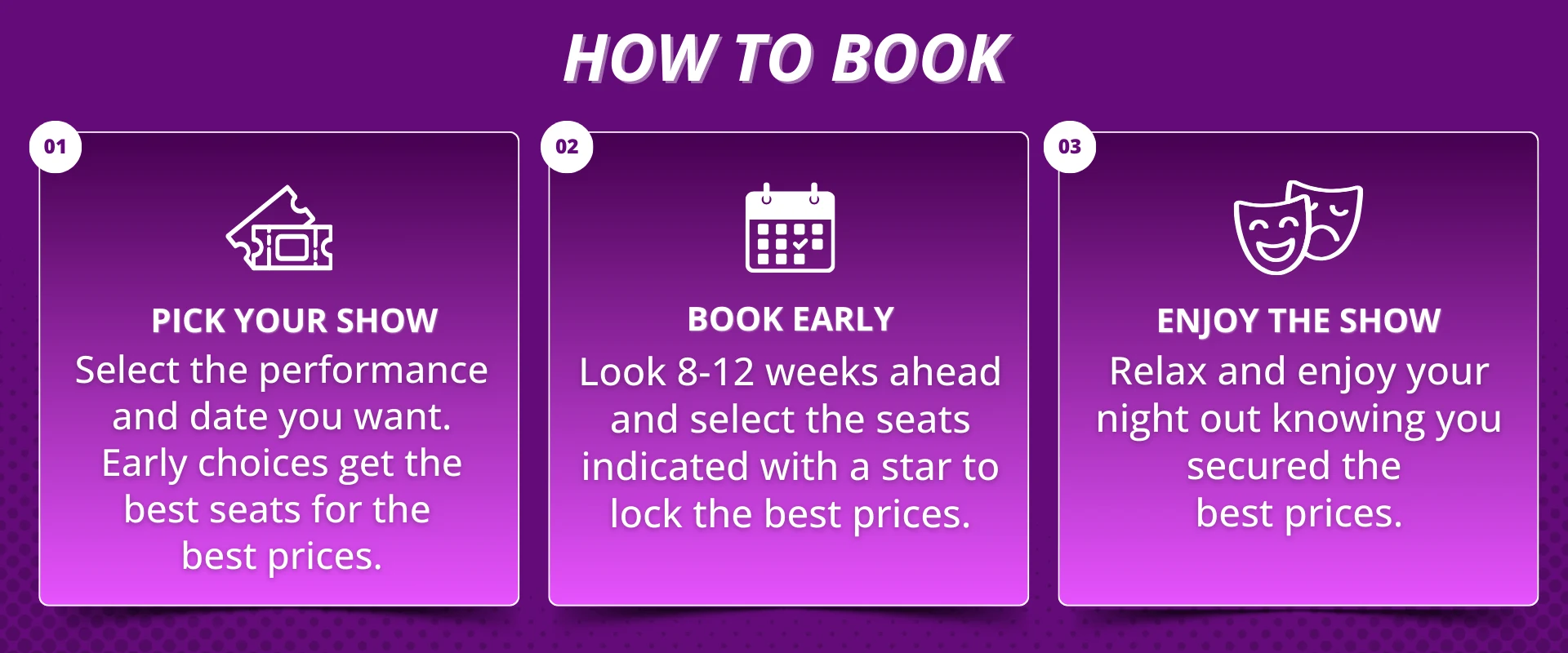 How to book - Advance Pick - London Theatre Direct