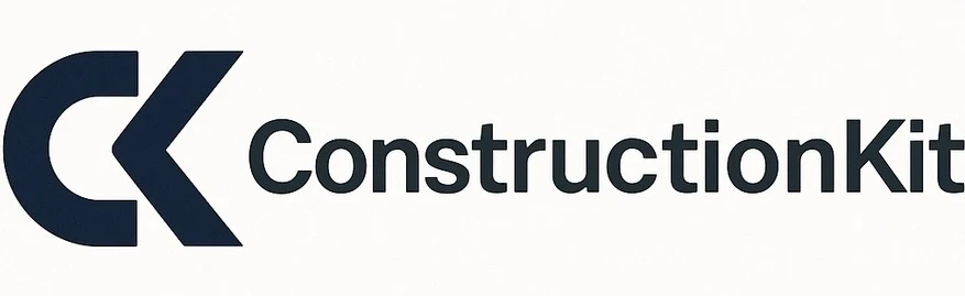 ConstructionKit logo - AI-powered pre-tender intelligence platform for UK construction contractors