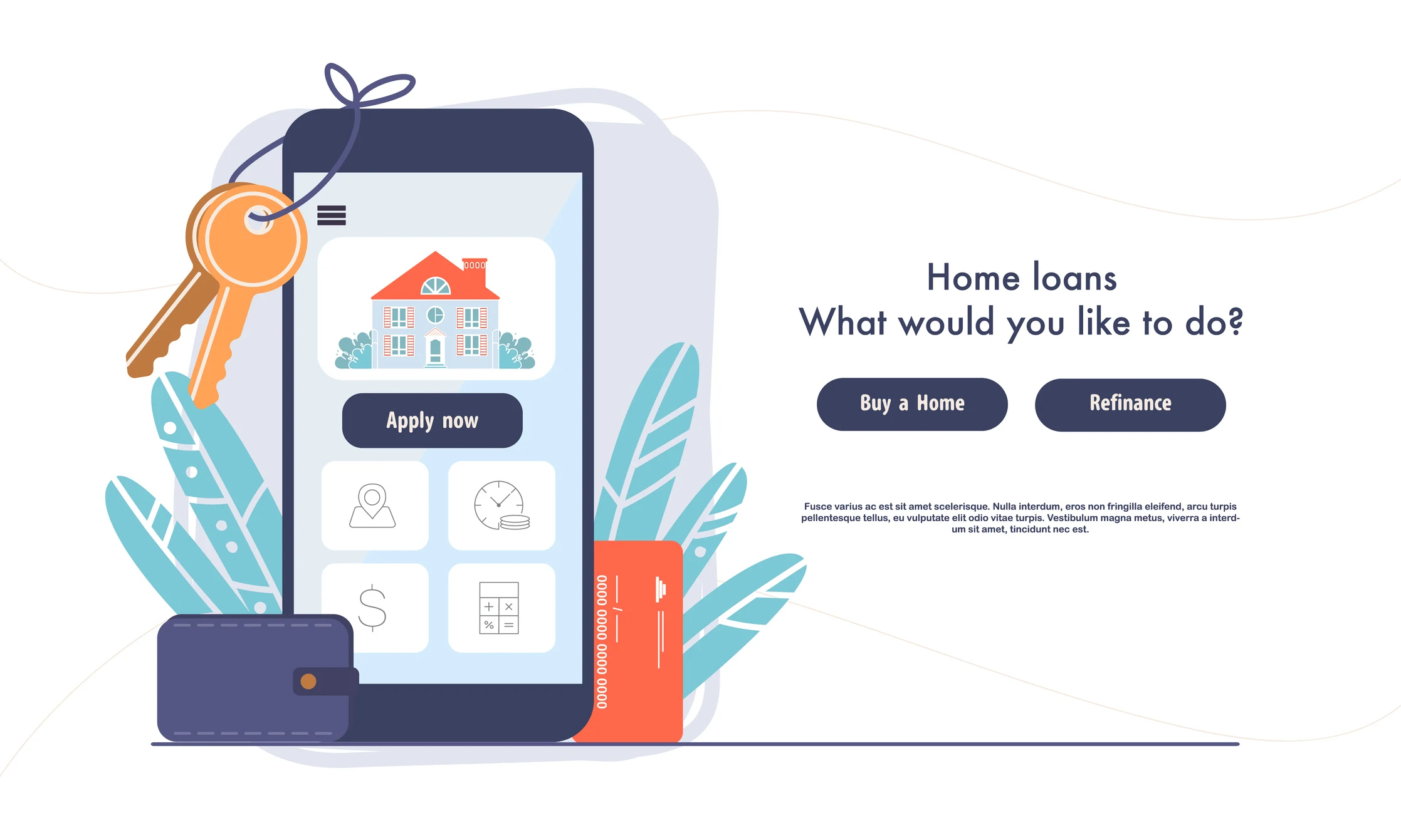 Home loan illustration