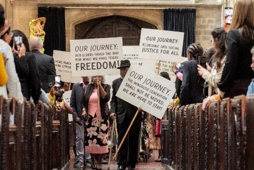 Boycott pioneers recreate the march