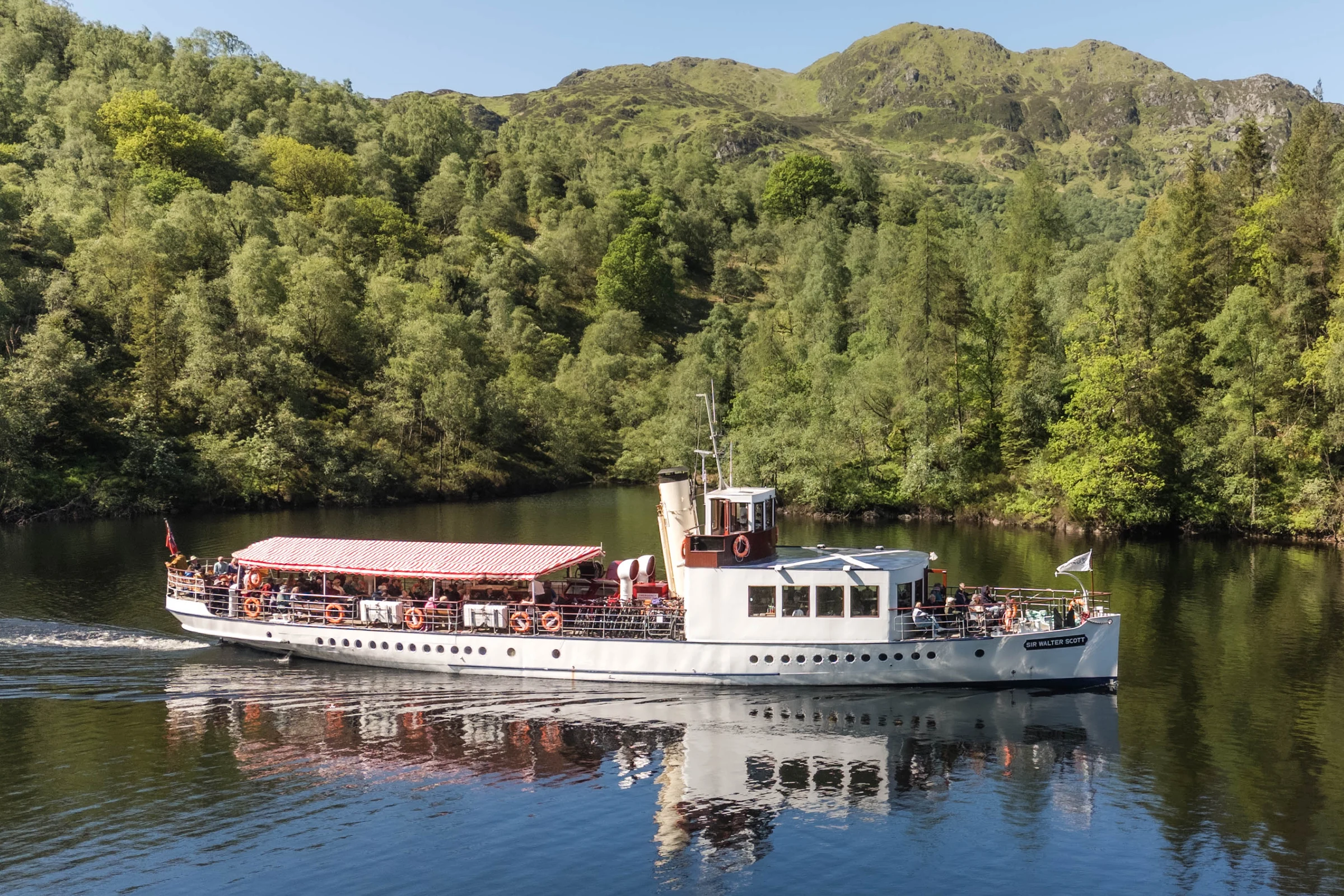 Full Steam Ahead for Historic Steamship on Loch Katrine - Nature's Wonderland