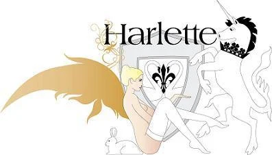 Harlette Unicorn Trademark Logo