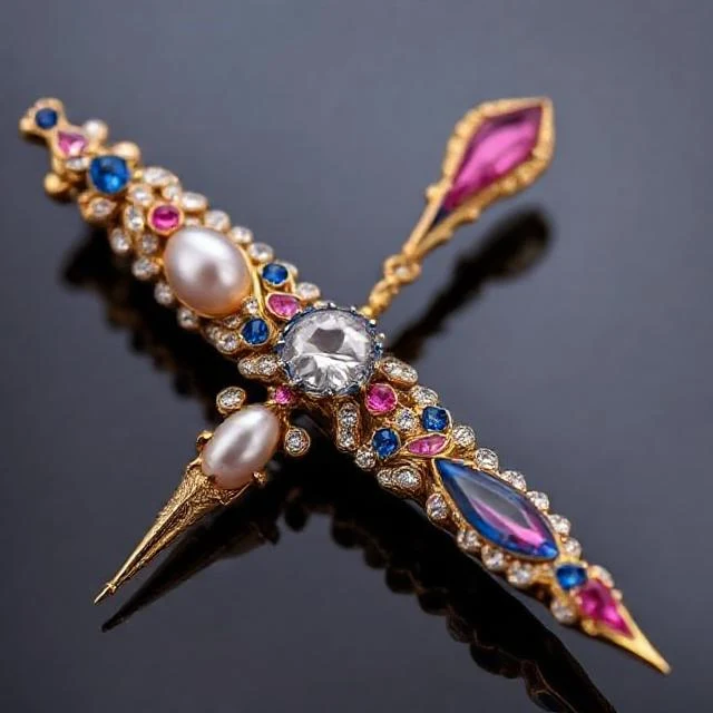 Harlette Haute Joaillerie White Tie Tiara