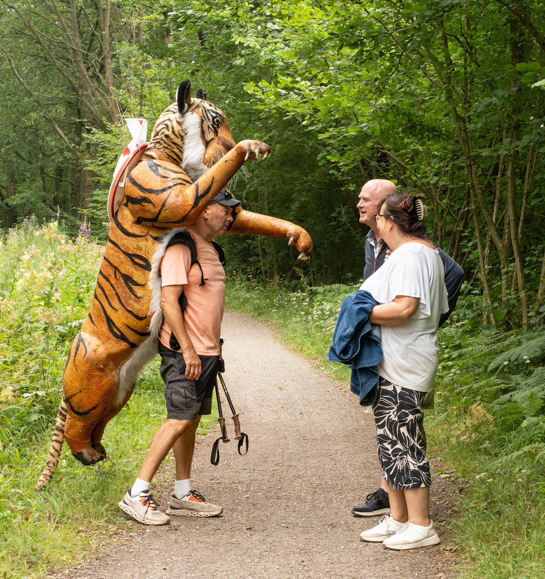 Talking to people along the way