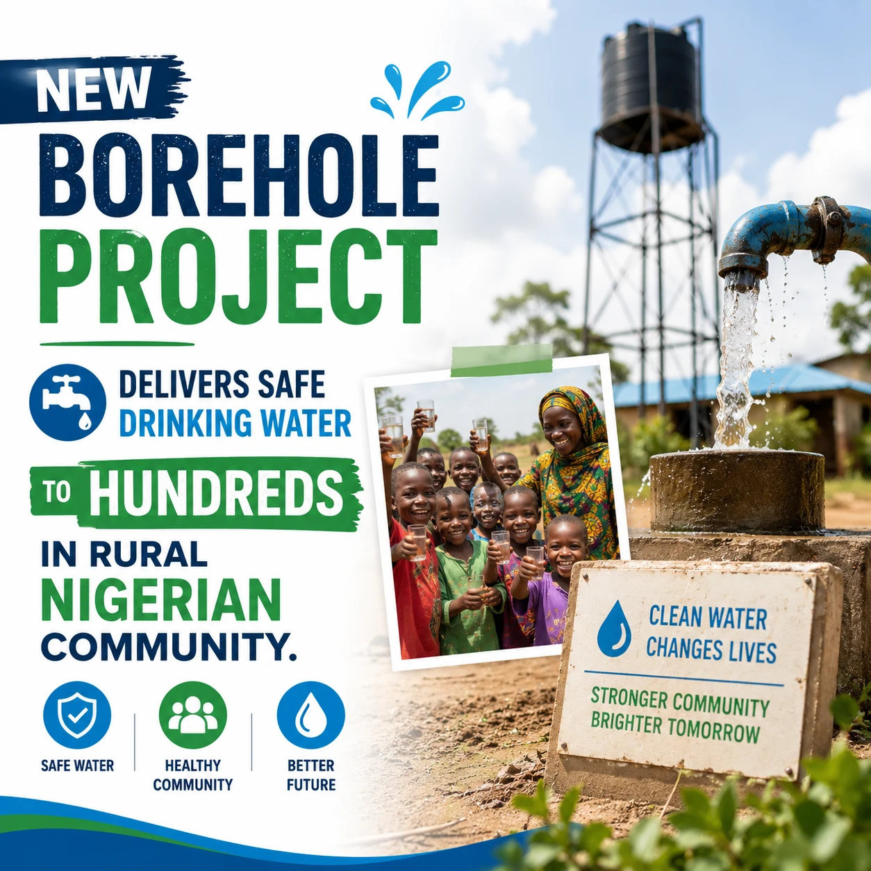 New Borehole Project Delivers Safe Drinking Water to Hundreds in Rural Nigerian Community.