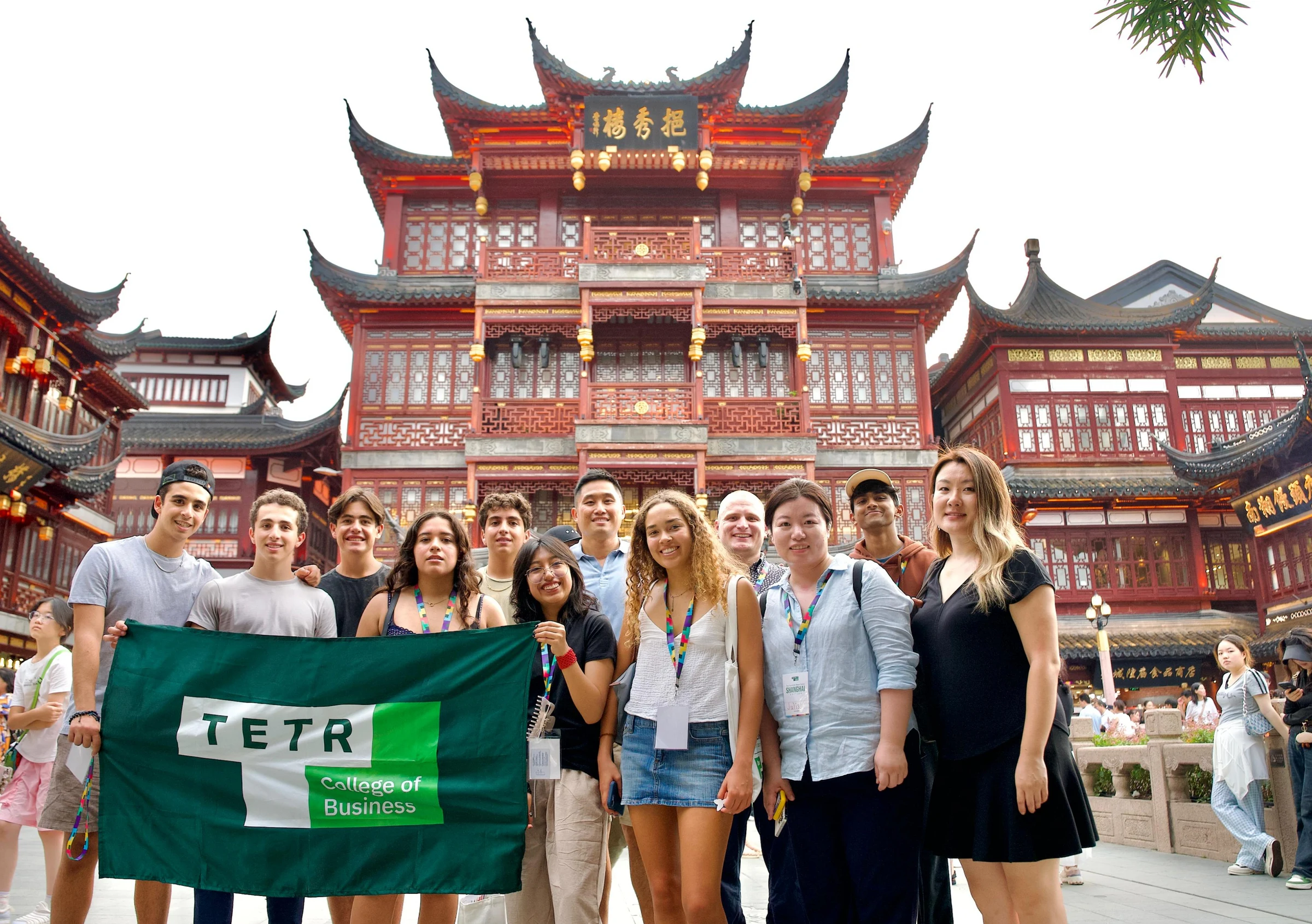 Tetr College of Business students in China where Global Gap Year participants will study Alibaba and D2C operators before launching a consumer brand