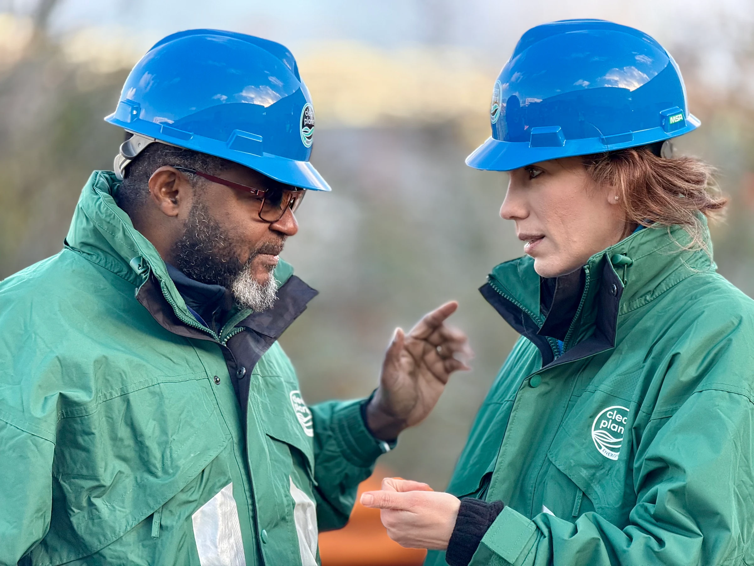 Dr. Andrew Odjo (CEO) and Dr. Katerina Garyfalou (COO) from Clean Planet Technologies