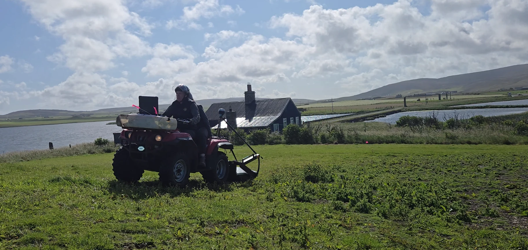The geophys equipment on site