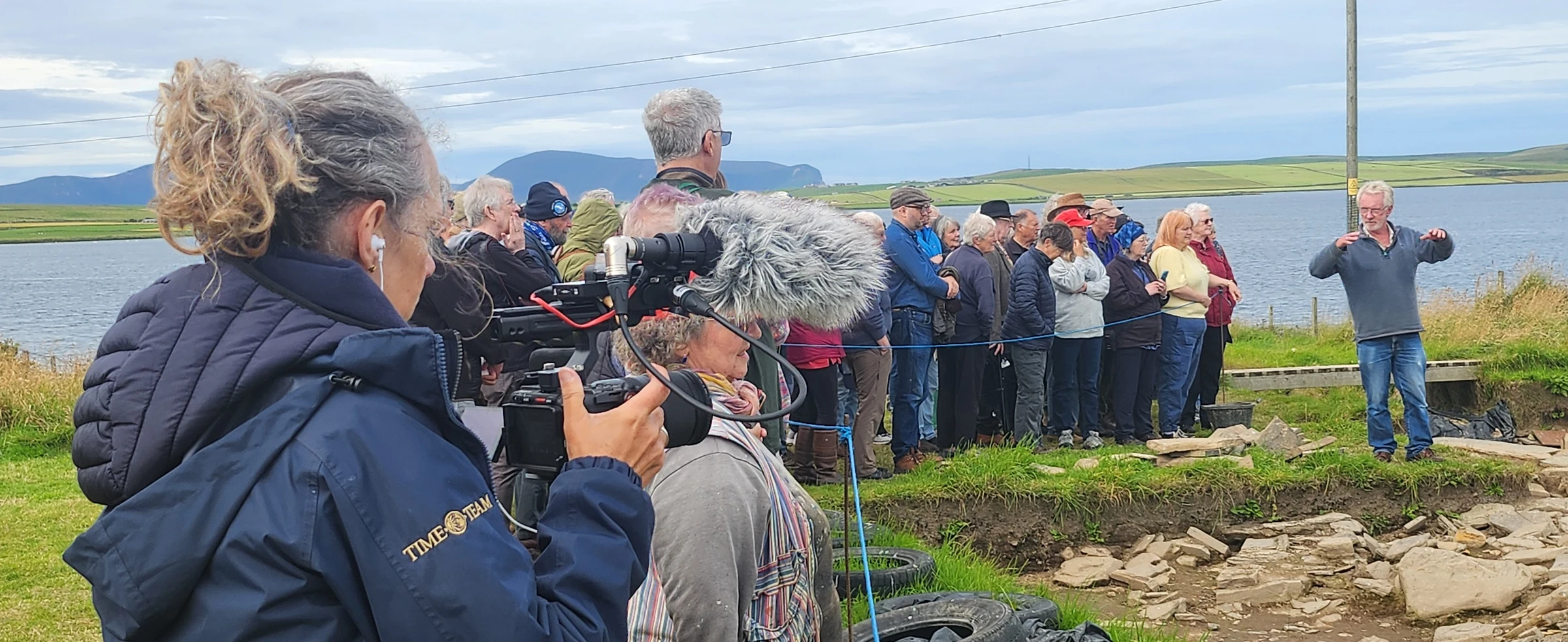 Time Team filming at the Ness
