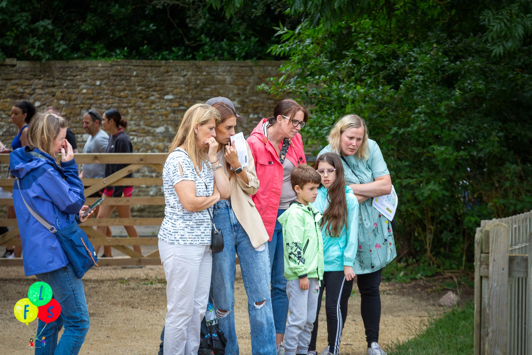 Visitors at Lacock Scarecrow trail