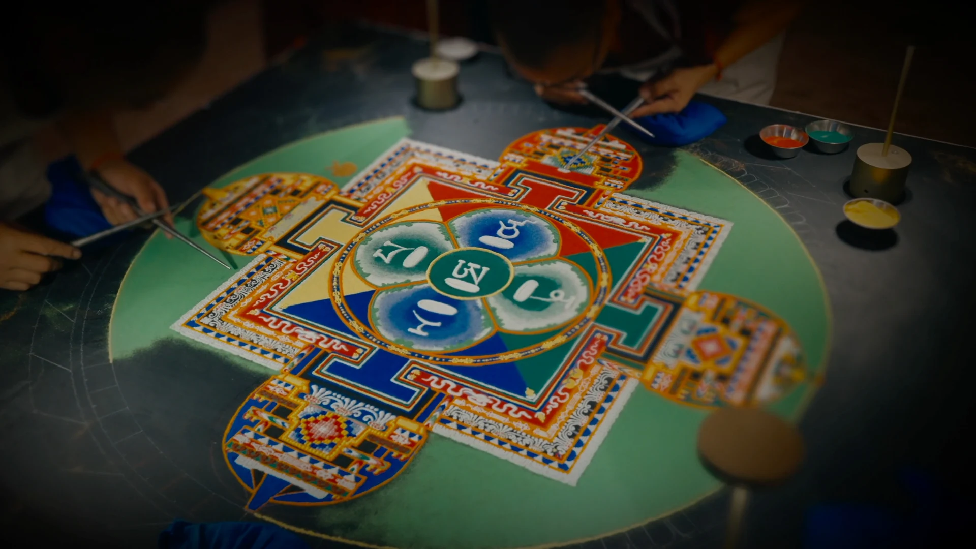 Traditional Buddhist Sand Mandala