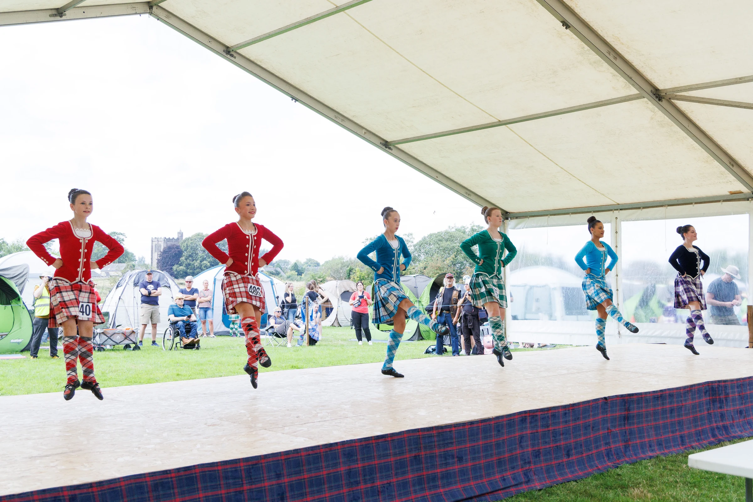 Stirling Highland Games 2025 highland dancers competition
