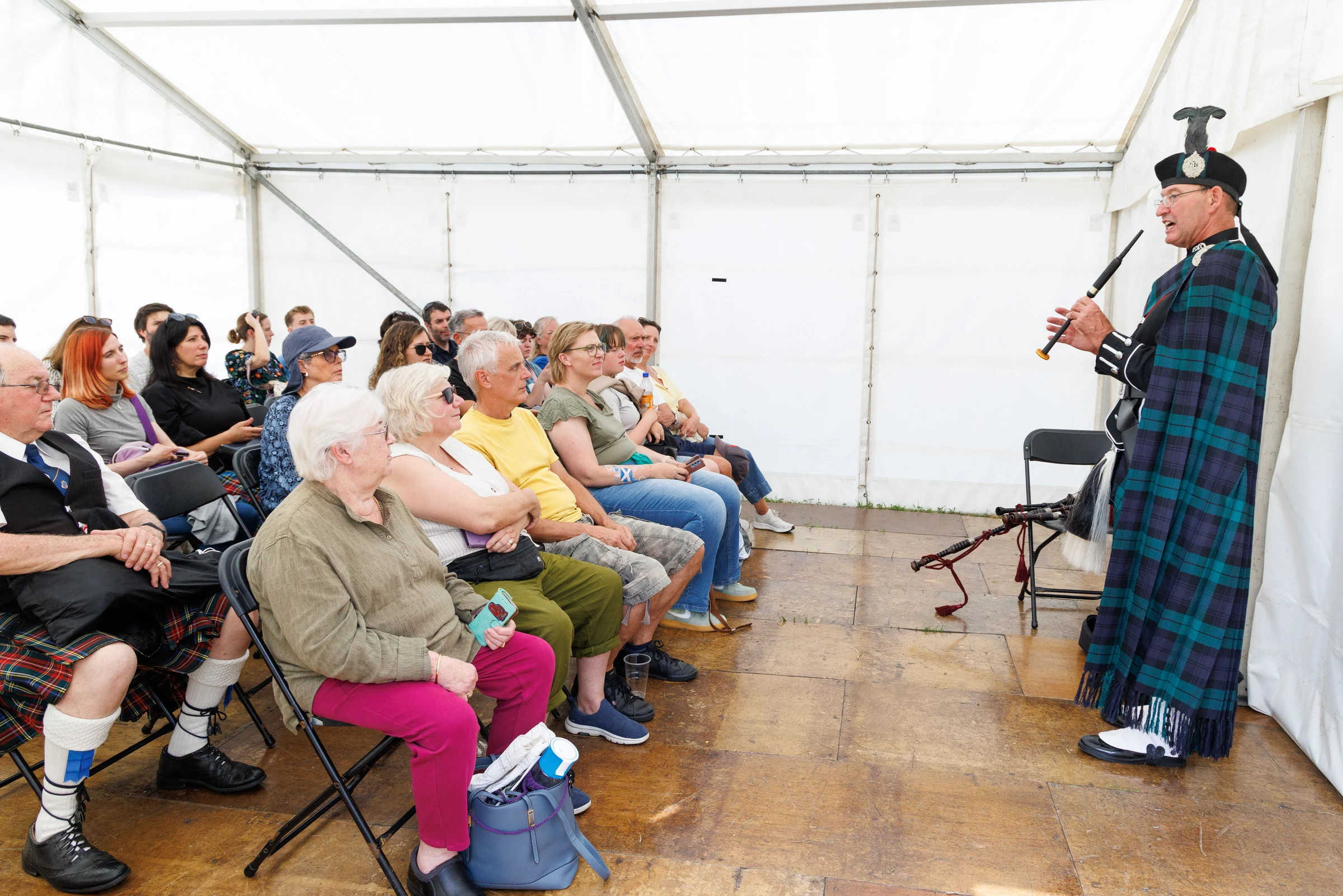 Stirling Highland Games presents Scotland Talks sessions - bagpipes
