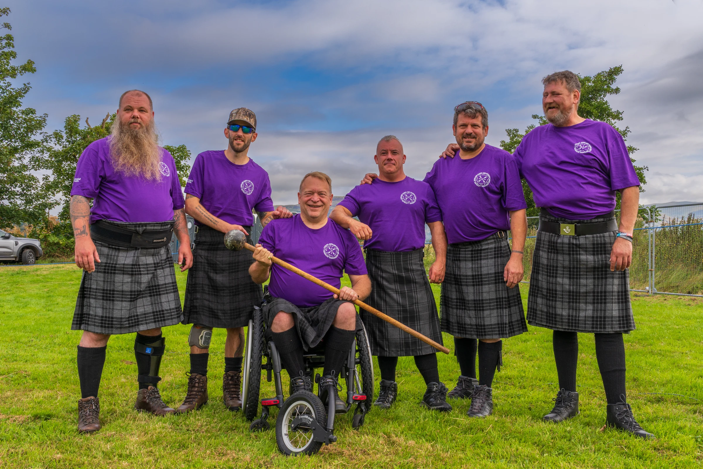 Stirling Highland Games 2025 para athlete competitors