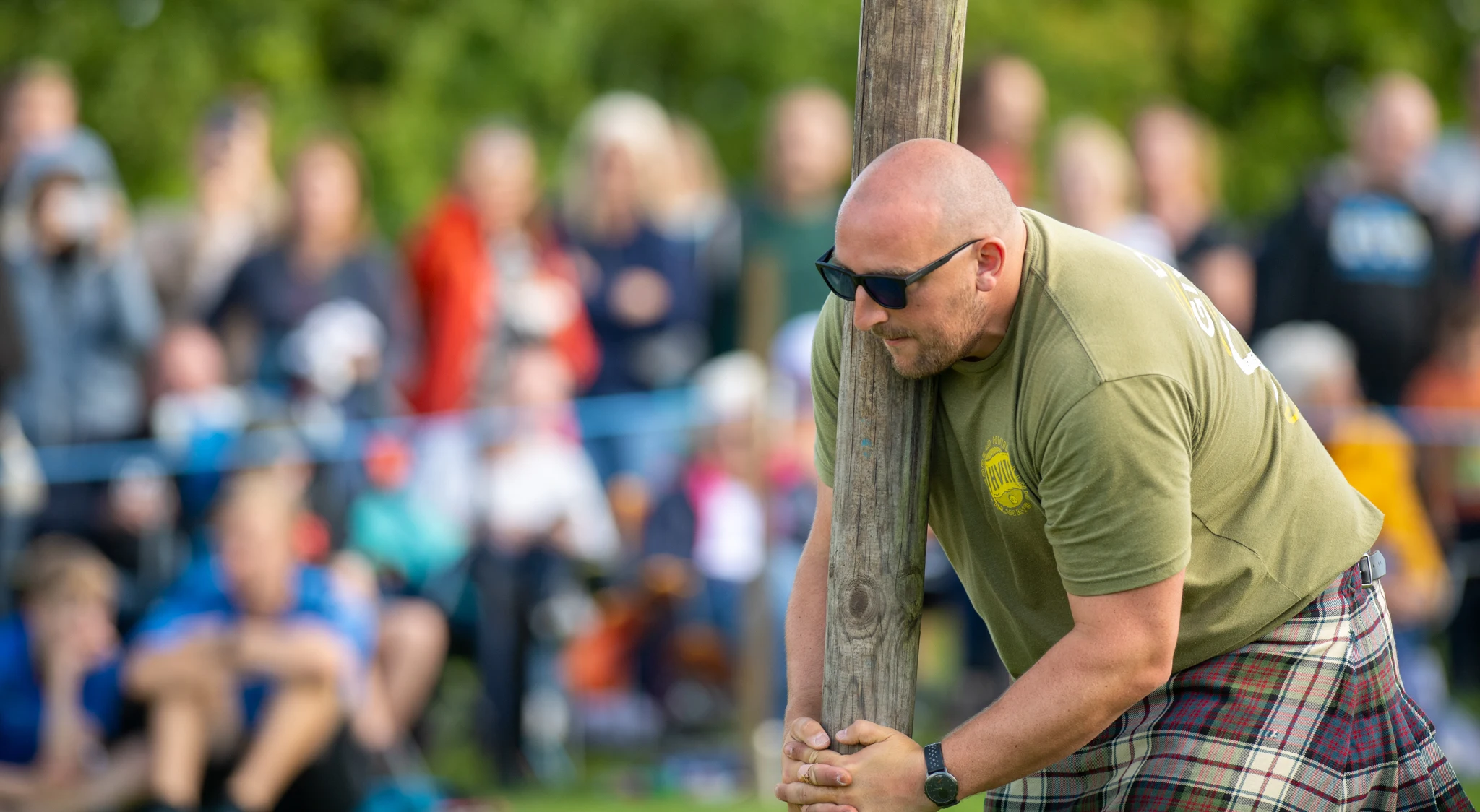 Stirling Highland Games heavyweight competitor Bryan Robertson Photography