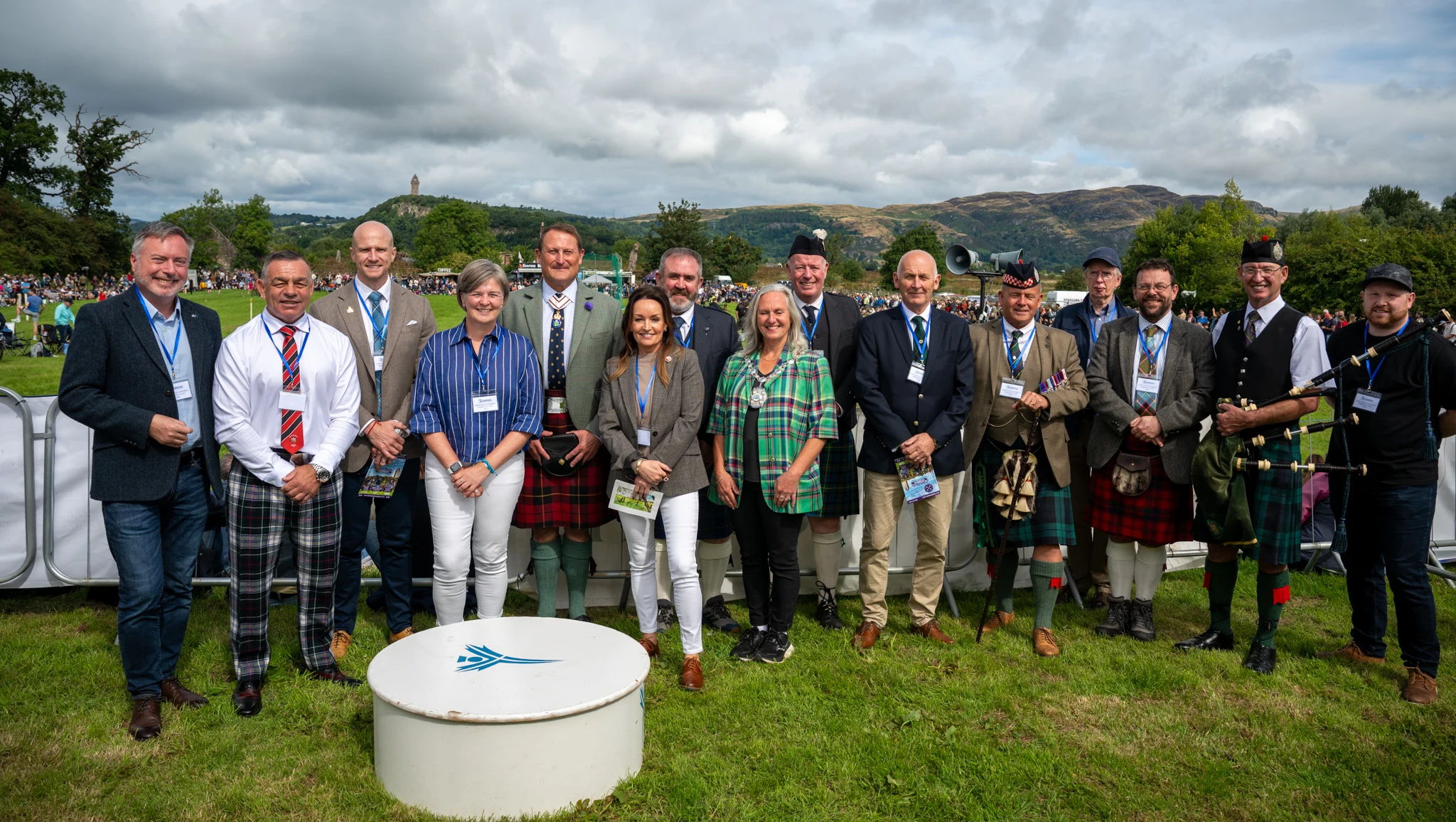 Stirling Highland Games 2026 Presidents Guests and Games Chieftains Jackie Pirie