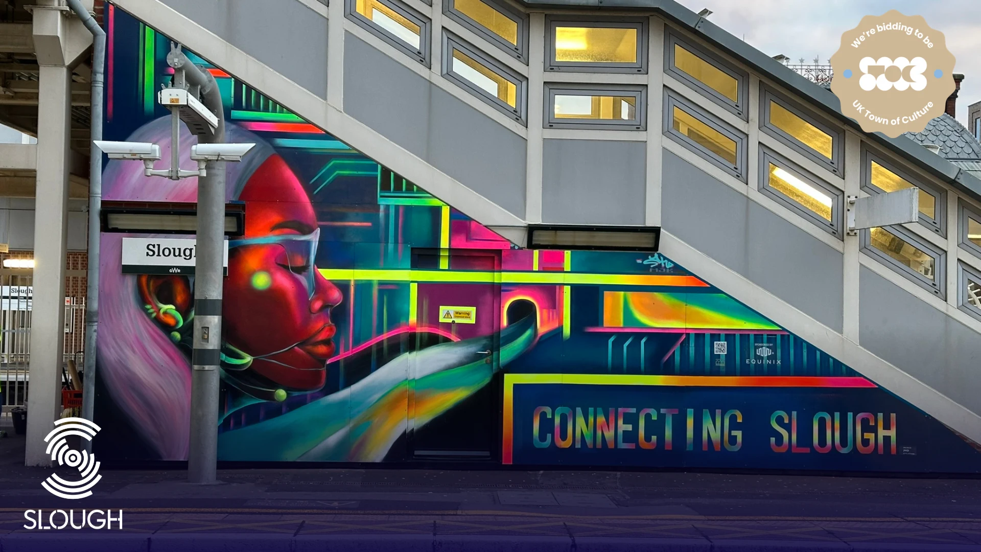 Connecting Slough - Mural at the Station