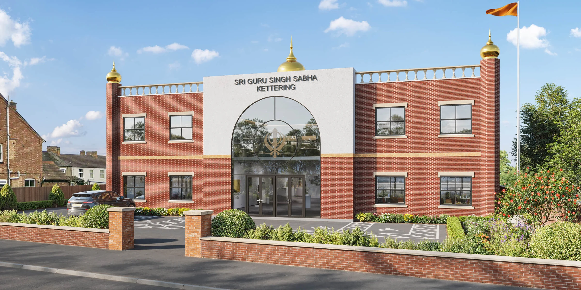 CGI of the proposed Sikh Gurdwara in Kettering