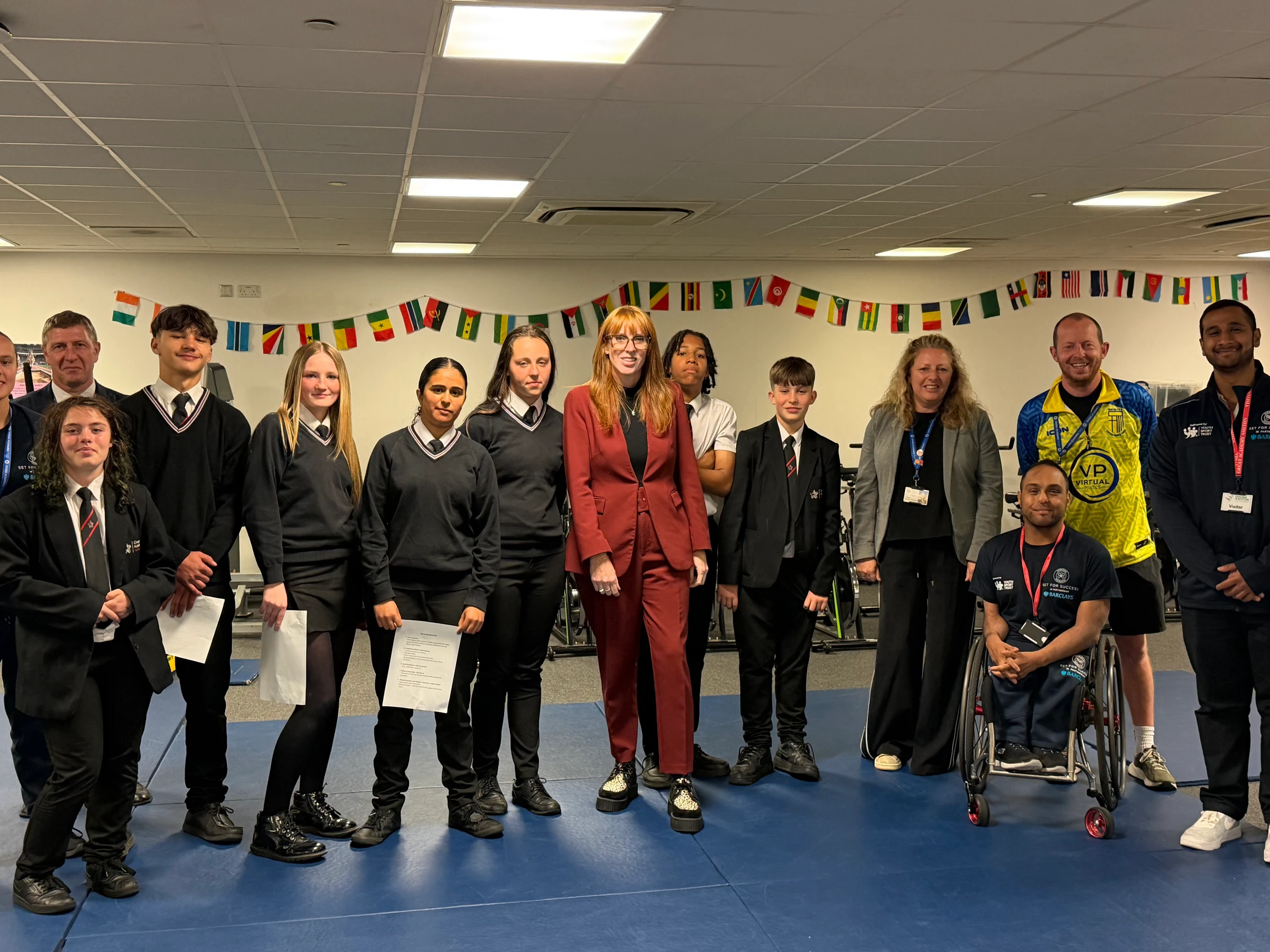 Angela Rayner Visits School to Support Student Foodbank Collection as Part of Youth Engagement Initiative
