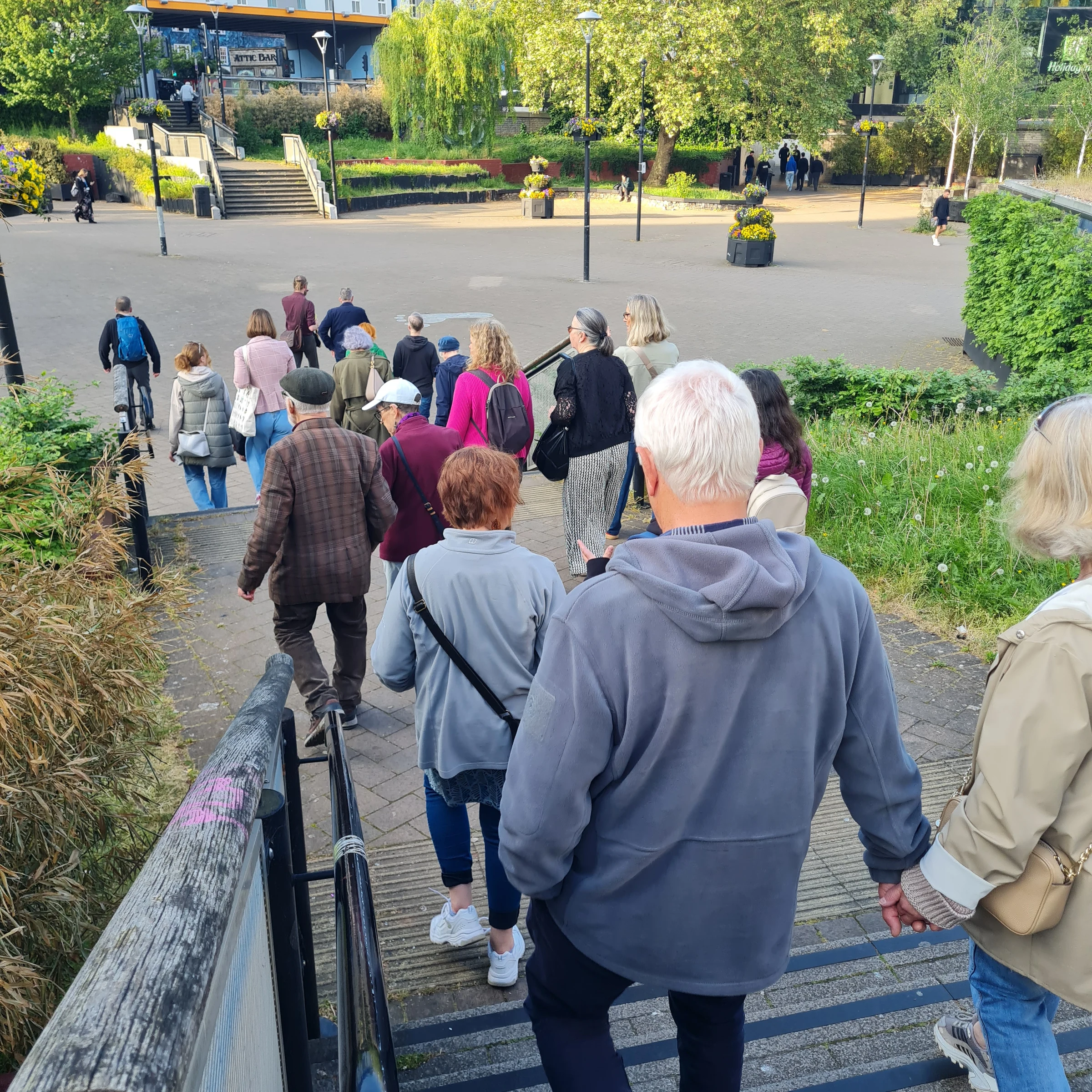 Walking group enters Bristol