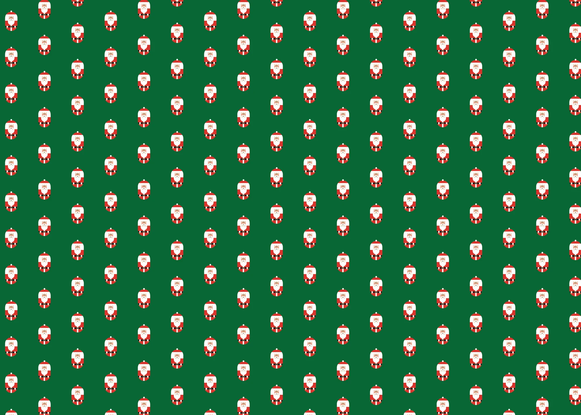 Santa wrapping paper