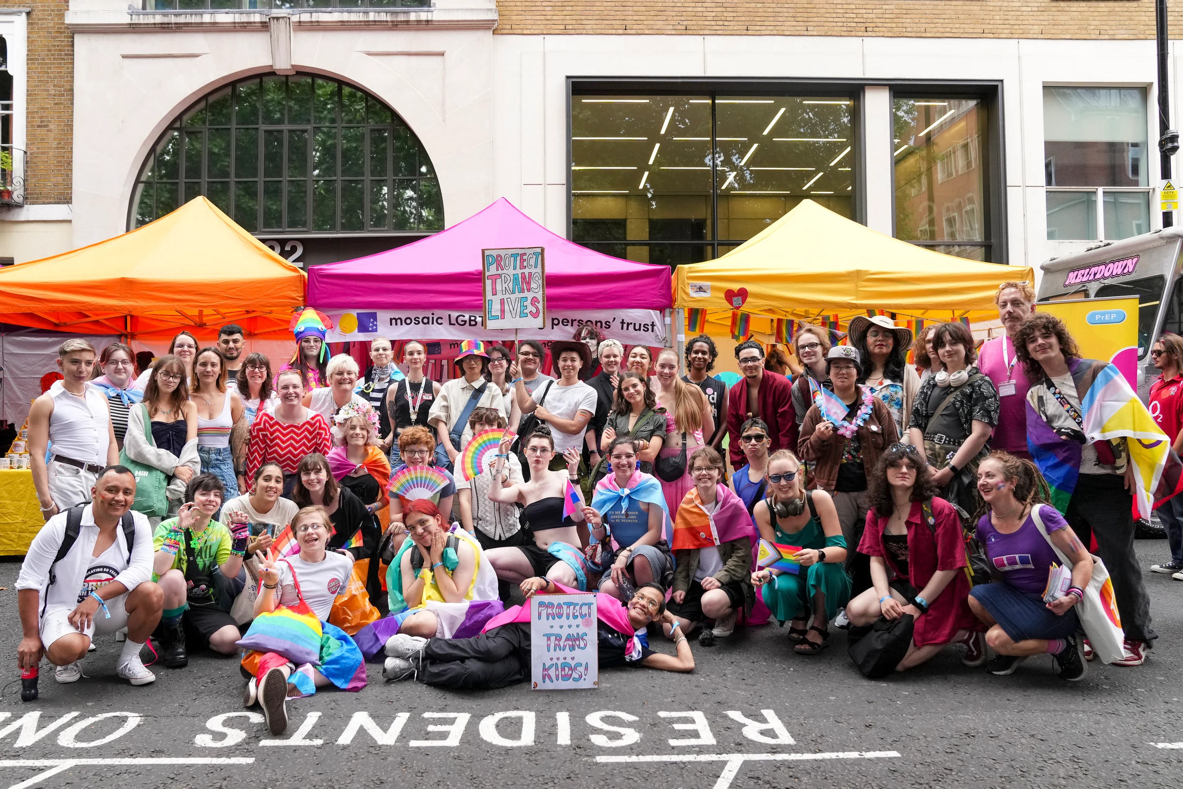 Mosaic LGBT+ members at Pride in London