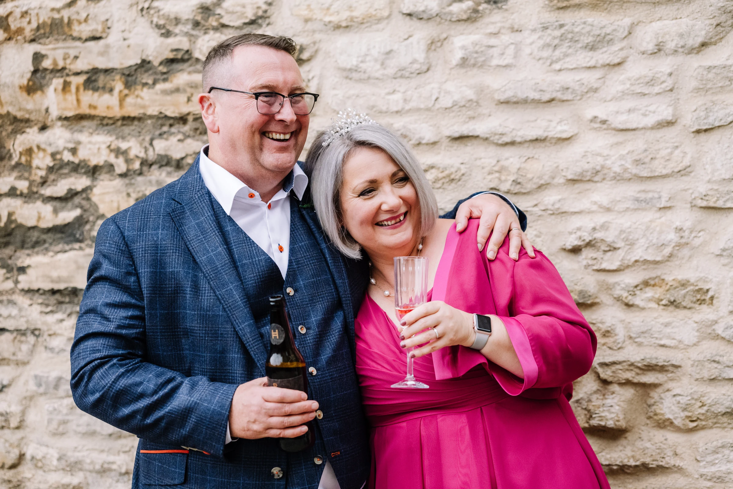 Steve and Gail on wedding day_credit Tanli Joy Photography