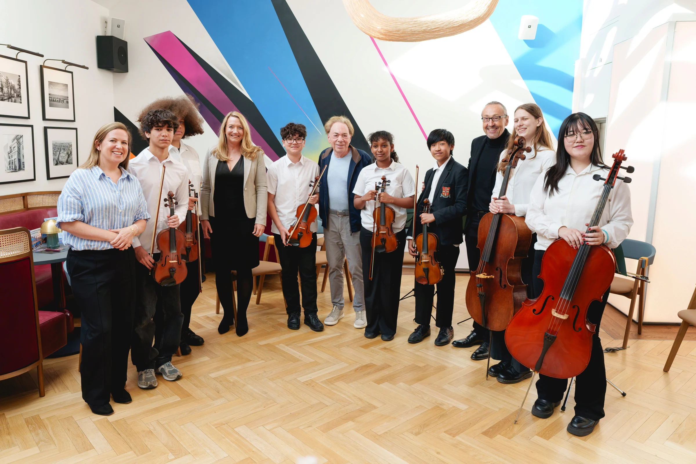 Thrive³ with Music: Celebrating the Transformative Power of Music Education / Andrew Lloyd Webber champions music education at charity event in London