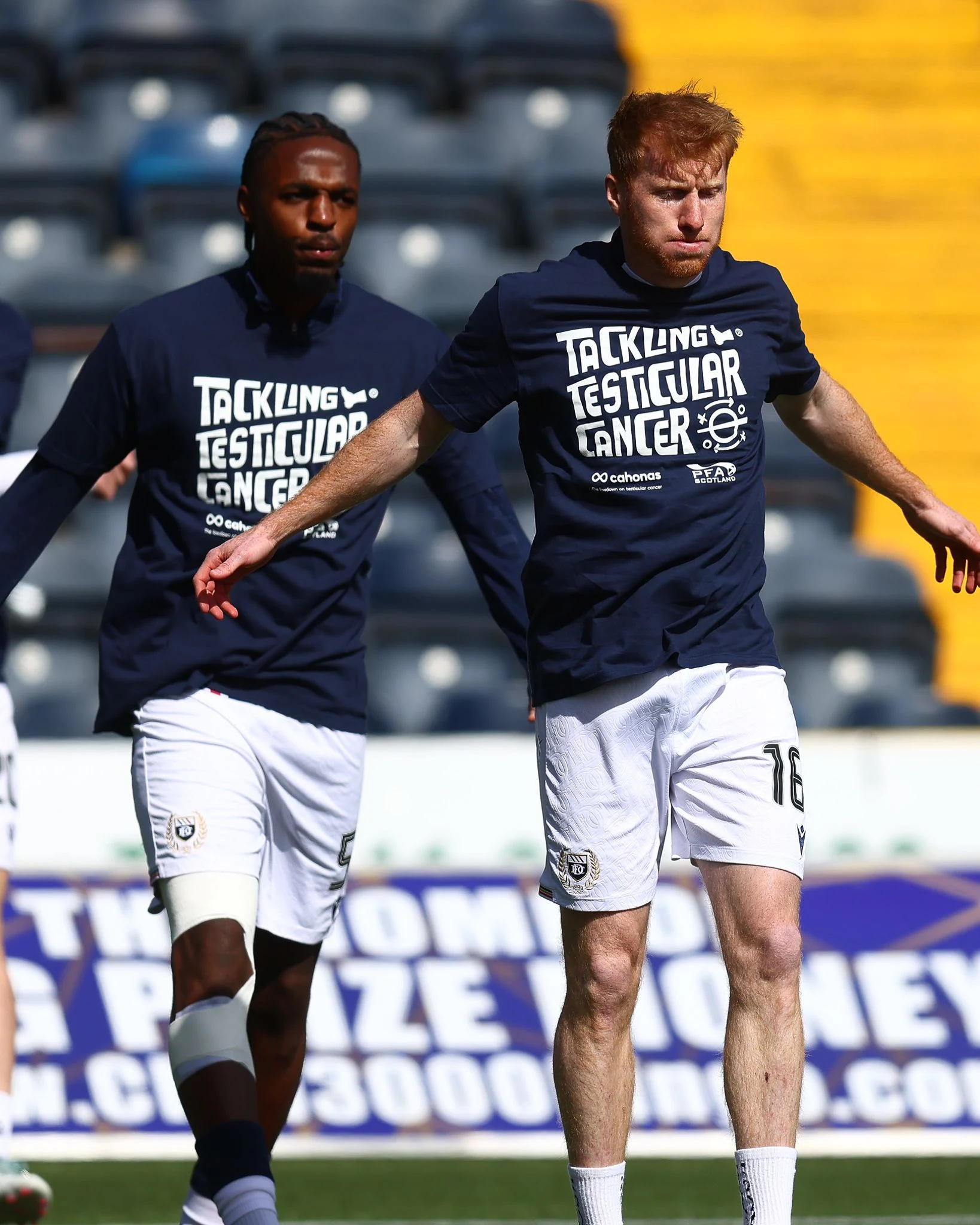 Scottish football unites to tackle most common cancer in young men
