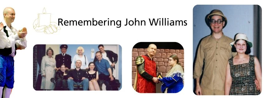 John appeared in a variety of roles including shows with his wife (pictured far right)