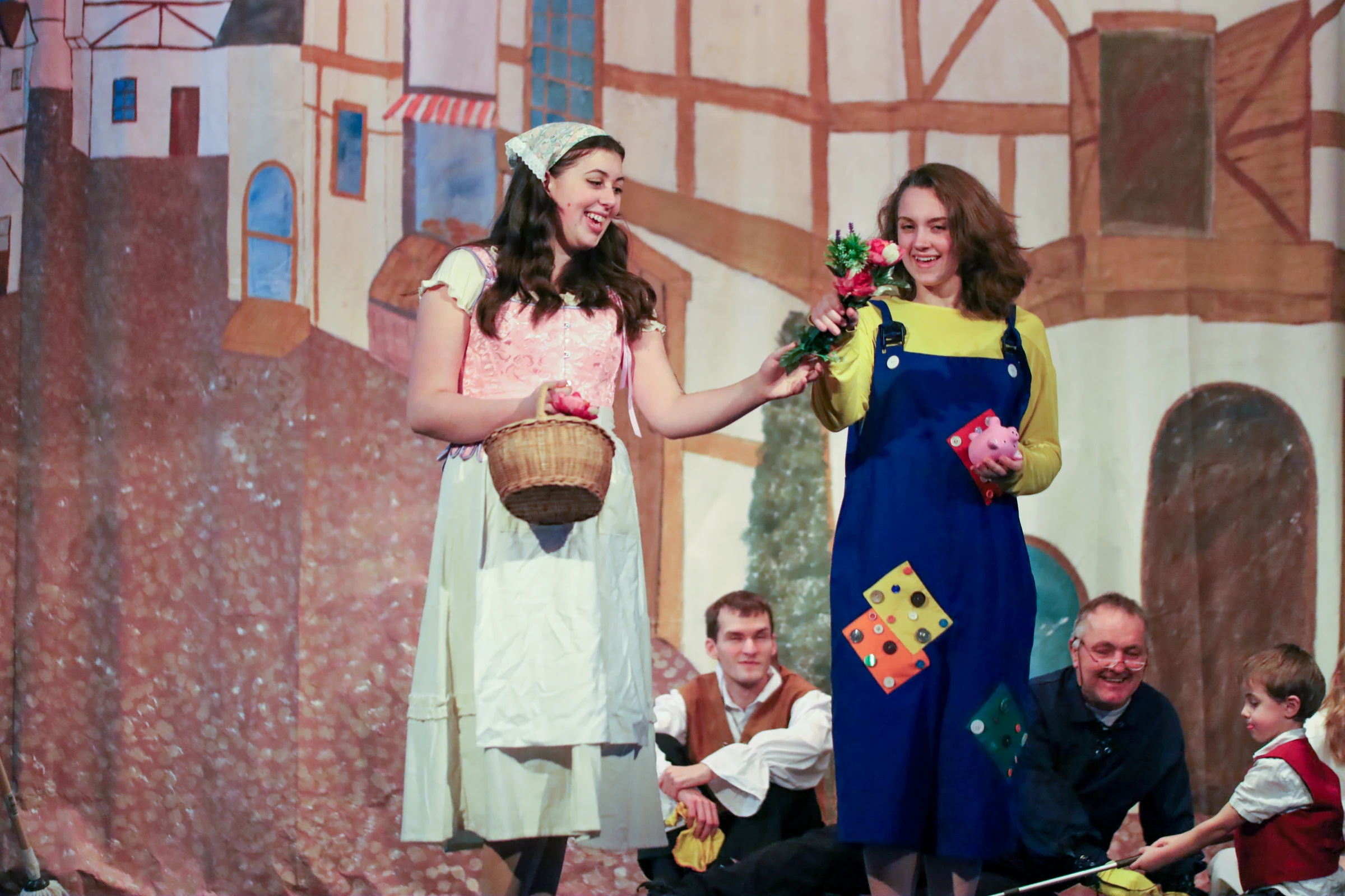 Alice Campling as CINDERELLA in action at the Iver Heath Drama Club
