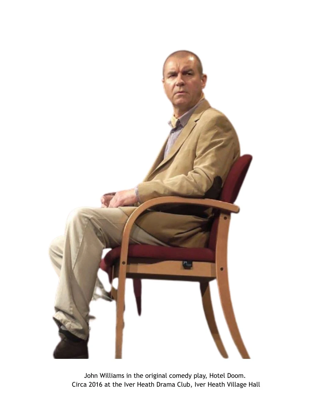 John Williams in the original Hotel Doom - Iver Heath Drama Club 2016