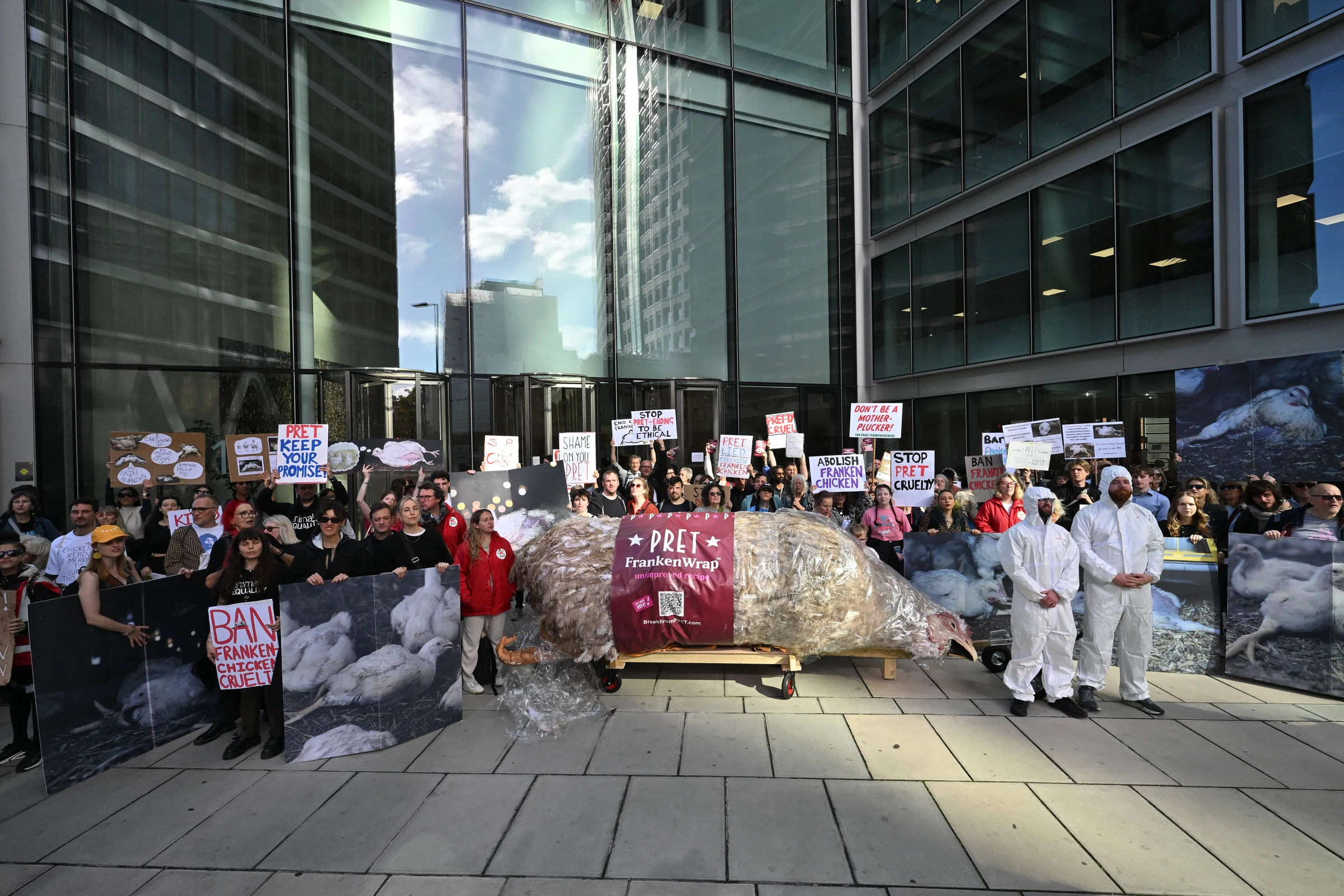 Rally outside Pret HQ