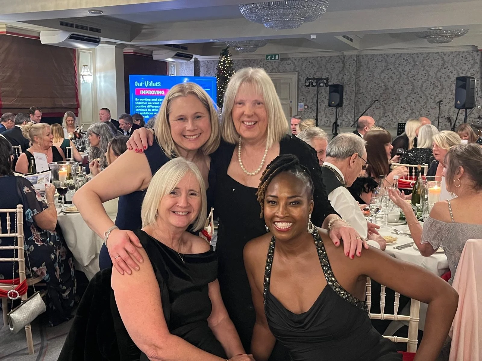 Guests enjoying the Chilterns Neuro Centre Ruby Ball.