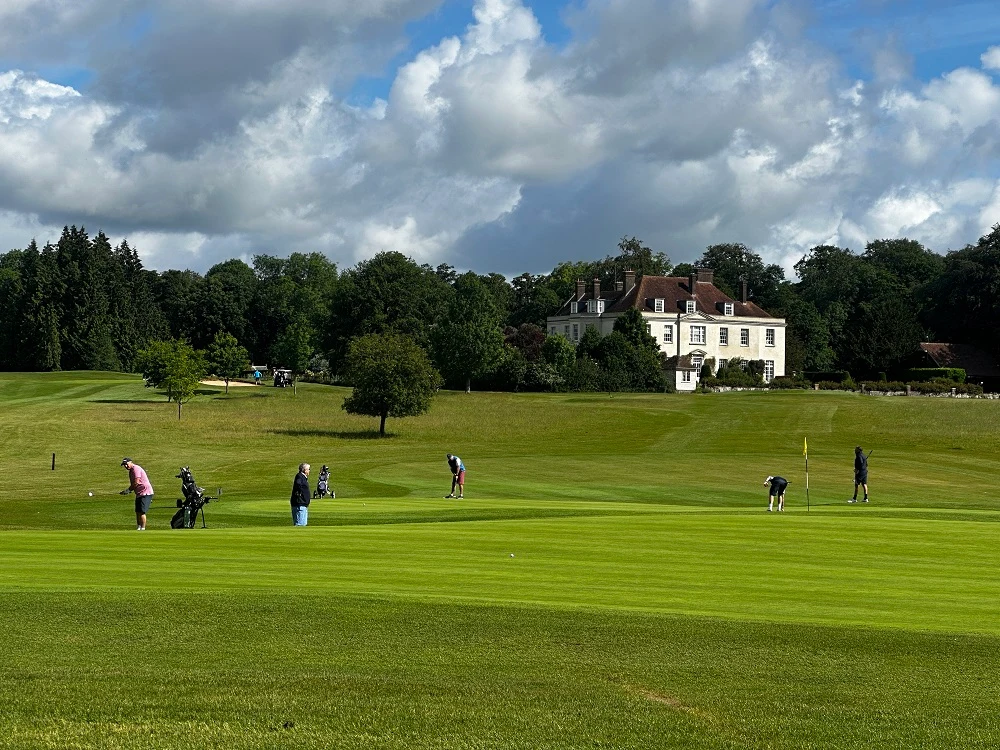 Golfers playing on the course at Stocks Golf Club