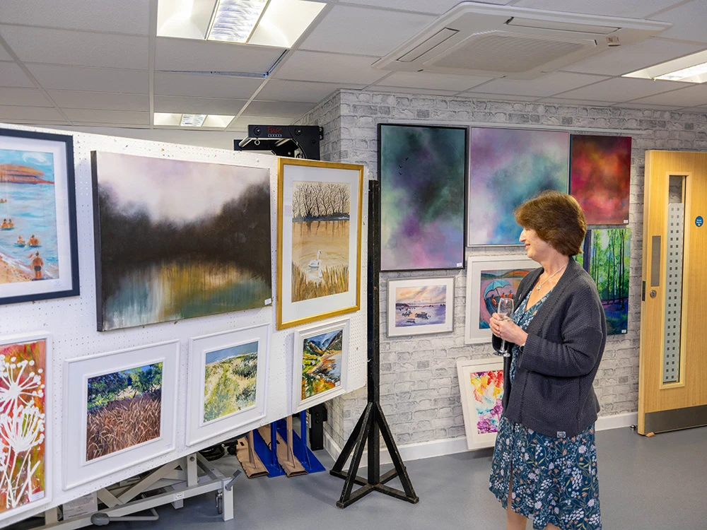 Creativity for a cause: Charity art exhibition brings community together